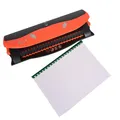 Peach PB200-09 Plastikbindegerät | Personal Binder DIN-A4 | bindet 50 Blatt | max. 12 mm Binderücken | 4 Blatt Stanzkapazität | inkl. 20-teiligem Starterset
