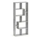 Vicco Raumteiler, Grau, Holzwerkstoff, 8 Fächer, Rechteckig, 160.6x67.2x25 cm, Wohnzimmer, Raumteiler & Paravents, Raumteiler