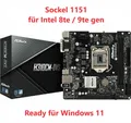 Mainboard ASRock H310CM-DVS PCI-e 3.0 2xDDR4 DVI VGA SATA3 Sockel1151 8/9gen OVP