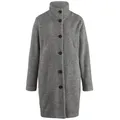 Hessnatur Jerseymantel aus reiner Bio-Merinowolle (1-tlg) grau 34