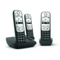 Gigaset A690A Trio mit Anrufbeantworter - Schwarz L36852-H2830-B111