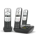 Gigaset A690 A Trio schwarz Anrufbeantworter Telefonbuch Freisprecheinrichtung D