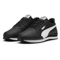 PUMA ST RUNNER V4 L Sneaker mit Retro-Style, mit SOFTFOAM+ Einlegesohle, mit Gummilaufsohle schwarz 44 EU