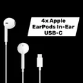Apple EarPods In-Ear USB-C Kopfhörer Ohrhörer kabelgebunden 4 STÜCK