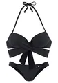 s.Oliver Beach Bade-Bikini Soft, schwarz, 38 A