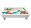 STIKKIPIX Möbelfolie DSWT10 Aufkleber passend für den DUNDRA-Tisch von IKEA (Möbel nicht inklusive) (1, Cowbox & Indianer)