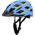FISCHER FAHRRAD Urban Montis Fahrrad-Helm Blau Konfektionsgröße=S/M Kopfumfang=52-59 cm
