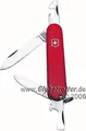 Victorinox Spartan, Gleitgelenk-Messer, Multi-Tool-Messer, Clippunkt, Edelstahl, ABS Synthetik, Rot, Silber