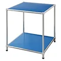 floordirekt Concept Epure Stahl Beistelltisch 400 x 400 x 460 mm Blau