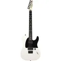 Fender 0134444780, Jim Root Telecaster flache, weiße E-Gitarre mit Ebenholz-Griffbrett