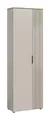 xonox home Garderobenschrank Slide 60x190x36 cm in Kaschmir und Evoke Oak Nachbildung Flurschrank Dielenschrank Flurmöbel Garderobe Schrank modern & zeitlos