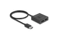 Delock DeLOCK DisplayPort Switch 2 > 1 bidirektional 8K, Video-Kabel