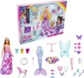 Barbie Dreamtopia Märchen-Adventskalender 2022, Meerjungfrau-/Prinzessin-Puppe