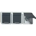 Gira SCHUKO 3F WAAGER. KD WG AP GR / GIRA 478930 WG-AP 478930