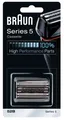 Braun Scherkopf 52B | Kombipack für Series 5 Rasierer | Ersatz-Scherfolie & Klingenblock | schwarz
