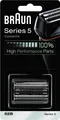 Braun Scherkopf 52B Series 5 Kombipack schwarz Ersatz Scherfolie Klinge