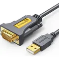 Ugreen USB zu DB9 RS-232 Kabel CR104, 2m (schwarz) (2 m) (20222)
