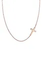 Elli Halskette Damen Kreuz Anhänger Religion Basic in 925 Sterling Silber Vergoldet
