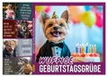 Melanie Viola | Wuffige Geburtstagsgrüße SPRÜCHE ZUM ÄLTERWERDEN...