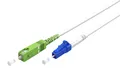 Goobay 59613 Glasfaserkabel (FTTH), Singlemode (OS2) White, (Simplex), 15 m, 15 