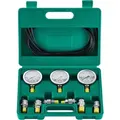 VEVOR Hydraulikdruck-Testset, 250/400/600 bar, 3 Messgeräte, 6 Testkupplungen, 3 Testschläuche, Bagger-Hydraulik-Testmanometer-Set mit Tragbarer Tragetasche für Bagger, Traktoren, Baumaschinen