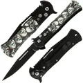 VERK GROUP Taschenmesser Klappmesser Survival Taschenmesser Outdoor Messer skull