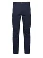 Petrol Industries Herren Cargohose Slim Fit - Lange Hose Mit Funktionale Taschen - Herrenbekleidung - Blau - W31L32