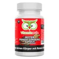 Roter Ginseng Kapseln - 600 mg - vegan - hochdosiert - Vitamineule