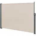 Seitenmarkise Mulhacén 180x300 cm Sandfarben Sichtschutz
