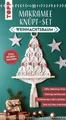 Topp Kreativset Makramee Knüpf-Set Weihnchtsbaum, Inkl. Anleitung
