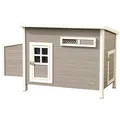 Kerbl Hobbyfarming ECO-Kunststoffstall für Hühner, Hühnerstall, 137x73x83cm, wetterfest, nachhaltiges Material, einfache Pflege, langlebig