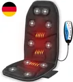 COMFIER Massagesitzauflage mit Wärme 10 Motoren Rückenmassage