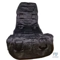 COMFIER Massagesitzauflage mit Wärme - 10 Vibrationsmotoren, Rückenmassagegerät