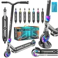 KESSER® Stunt Scooter X-Limit-Pro 360° Lenkung Funscooter Stuntscooter mit Ständer ABEC 9 Kugellagern, 110mm PU Räder, mit Ständer,Kickscooter Tretroller Cityroller Trick Roller für Kinder Erwachsene