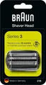 Ersatzkopf für Braun Series 3 21B Elektrorasierer Schwarz für Herrenbärte