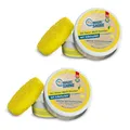 Pure100 MagicShine Allzweckreiniger - Doppelpack - Putzstein - Entfernt Eingebranntes ohne Kratzer - Reinigungsstein mit Citrus-Duft - Edelstahlreiniger - Dusche, Badewanne, Herd