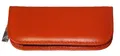 Reiseapotheke Apotheke Leer 20er Orange echtes Rindsleder Innenfutter Schwarz