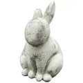 Hase VALO Osterfigur creme Vintage Zement 12,5x12,5cm H20cm Skulptur Ostern Deko