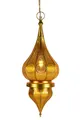 Marrakesch Orient & Mediterran Interior Pendelleuchte Orientalische Lampe Hängeleuchte Fayna Gold, ohne Leuchtmittel, Handarbeit