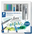 STAEDTLER 61 3001-2  STAEDTLER Aquarell- & Handlettering-Set Watercolor
