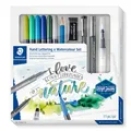 STAEDTLER 61 3001-2 Design Journey Hand Lettering and Watercolour Set - Mixed Se