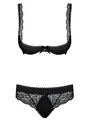 DREAMLOVE Schwarz Damen Unterwäsche Obsessive Women's Lingerie Set S/M (1er Pack)