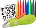JOLLY Kreativset Elektrischer Airbrush-Stift für Kinder inkl. Vorlagen (Airbrush Fun), (21-tlg)