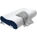 casimum Orthopädisches, Grau, Textil, Füllung: Viskoelastischer Kern, 30x60 cm, Oeko-Tex® Standard 100, Schlaftextilien, Kopfkissen & Nackenkissen, Nackenkissen