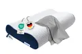 casimum Nackenstützkissen Orthopädisches Nackenkissen ERGO VARIO, 60x30cm, höhenverstellbar, Füllung: Memory Foam (Memory Schaum), Bezug: Grau, Rückenschläfer, Seitenschläfer, ergonomisches Nackenkissen, orthopädisches Kissen
