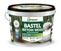 Ultrament Bastel Beton zum gießen| Hochwertige Gießmasse für kreative DIY-Projekte | Feuchtigkeits- & frostbeständig wasserdicht, Beton Gießmasse, Hellgrau, 3,5 Kg