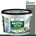 Ultrament 3,5 kg Bastel Beton Modelliermasse Bastelbeton Kreativ hellgrau
