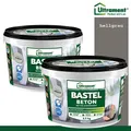Ultrament 2 x 3,5 kg Bastel Beton Modelliermasse Bastelbeton Kreativ Hellgrau