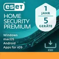 ESET Home Security Premium 2025 5 Geräte 1 Jahr Sofort per Email