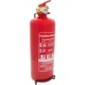 2kg ABC Pulverlöscher, Pulverfeuerlöscher, Feuerlöscher inkl. Wandhalterung und Prüfschild